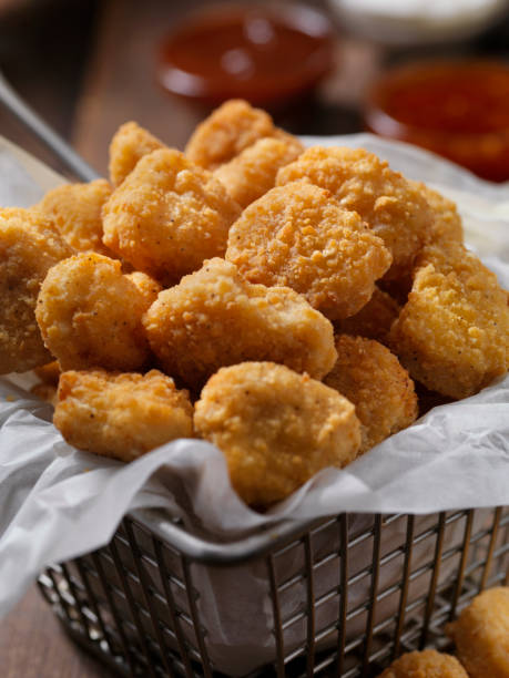 istock Pub Style, Popcorn Chicken With Dipping Sauce 1206887525
