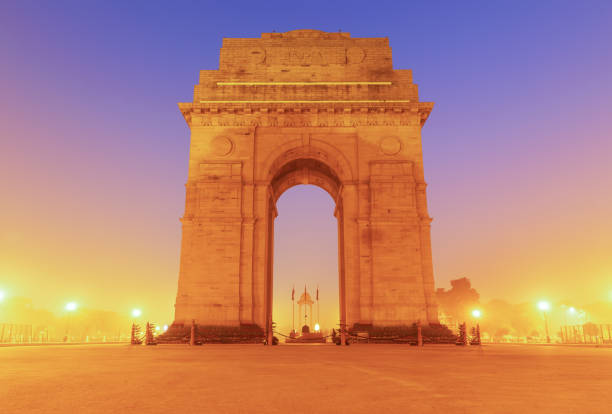 istock India Gate in yellow evening lights, New Dehli 1206894674