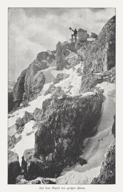istock On the Cima Grande, Tre Cime di Lavaredo, Dolomites, 1895 1206894719