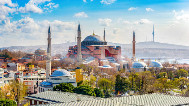 istock Fog over Hagia Sophia 1206894924