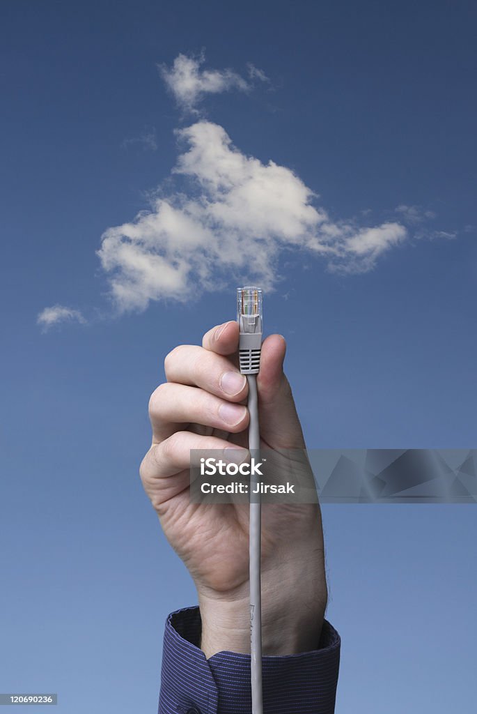 Computación en nube - Foto de stock de Azul libre de derechos