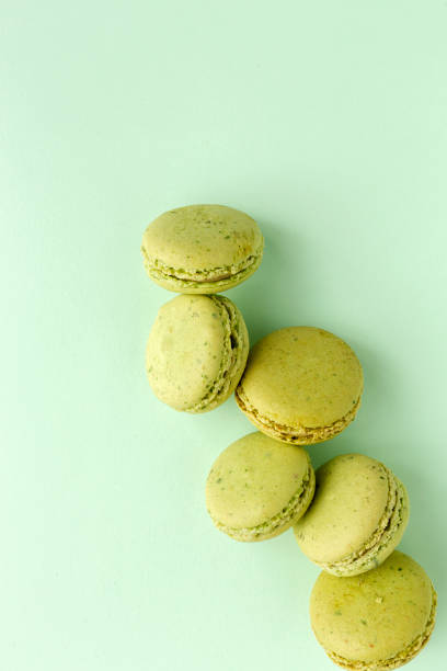 istock Homemade green macarons seen from above 1206902590