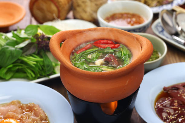 chim chum, Thai Isan traditional healthy hot pot