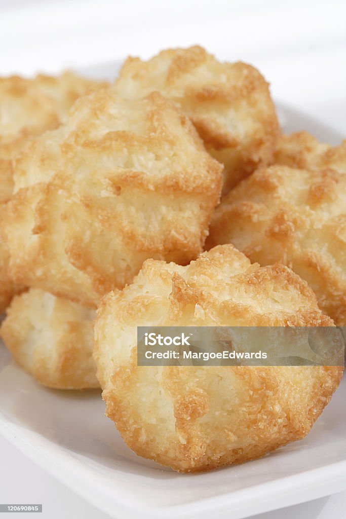 Coconut macaroons Popular treat that's kosher for Passover Baked Stock Photo