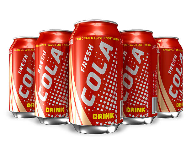 istock Set of cola drinks in metal cans 120691143