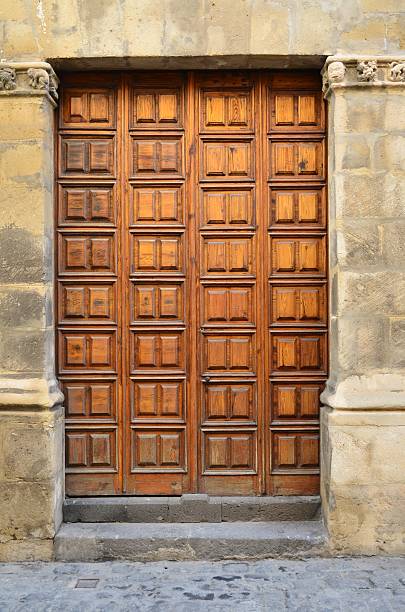 istock Old wooden door 120692305