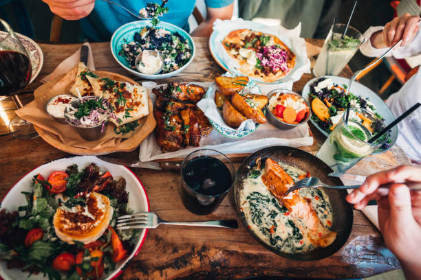 istock Enjoying lunch with friends 1206927744