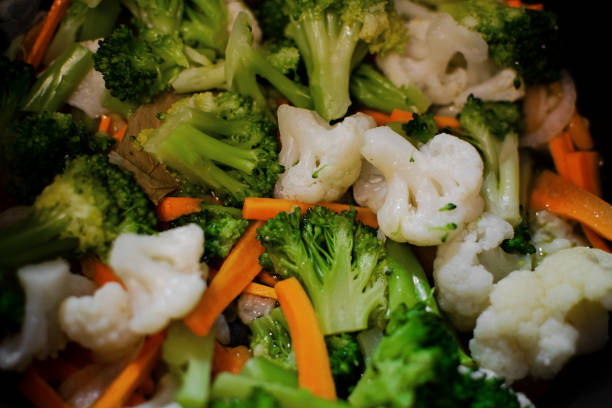 istock Vegetable mix with carrot, broccoli and cauliflower. 1206928979