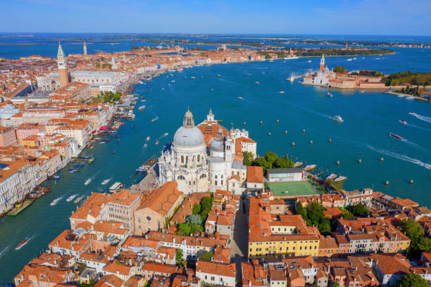 istock Panoramic Aerial view of Venice, Italy 1206929481