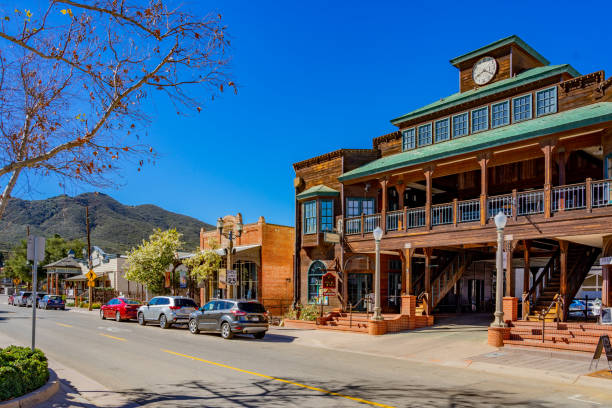 istock Wine country of Old Town Temecula with it's rustic old west buildings, CA 1206932068