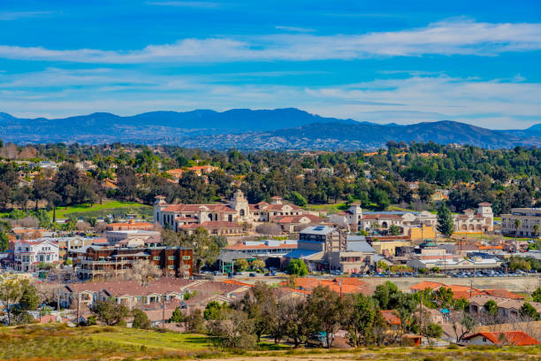 Weinland der Altstadt Temecula mit seinen rustikalen alten Westgebäuden, CA – Foto