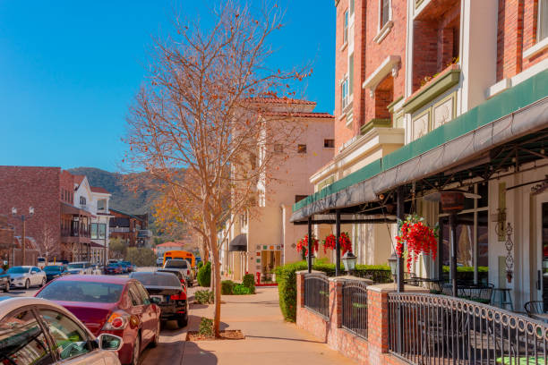 istock Wine country of Old Town Temecula with it's rustic old west buildings, CA (P) 1206932190