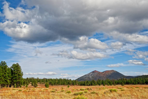 istock Sunset Crater from Bonito Park 1206940250