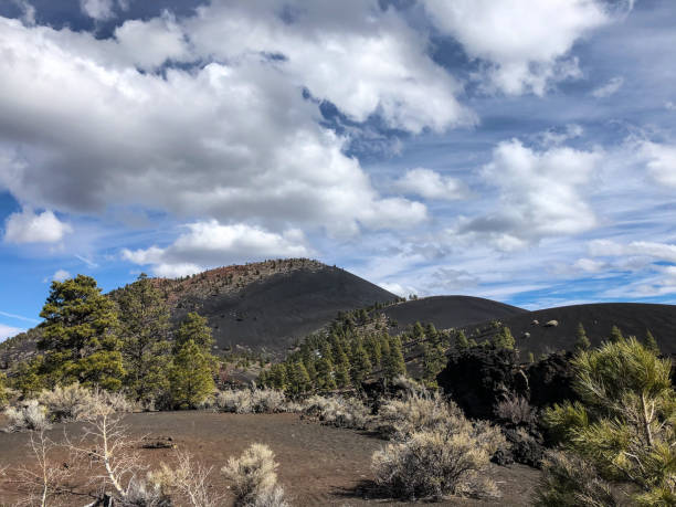 istock Sunset Crater from the Lava Flow Trail 1206940383