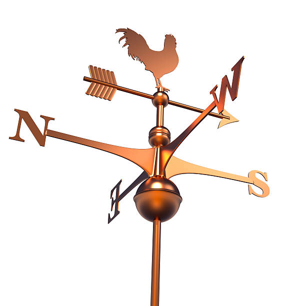 banderuola - meteorology weather vane direction wind foto e immagini stock