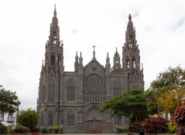 istock San Juan Bautista Cathedral front facade in Arucas, Gran Canaria 1206949503