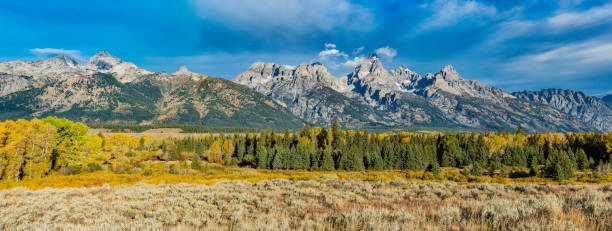 istock Mt. Grand Teton in the Teton Range. 1206958177