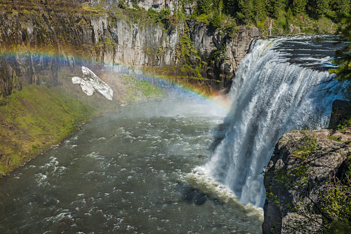 Upper Mesa Falls is a waterfall on the Henrys Fork in the Caribou-Targhee National Forest.