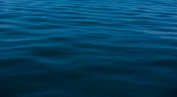 istock Blue water background with ripples Sea low angle view, Ocean, Wave.   Travel destination and nature environment concept - Ocean water surface texture, summer holiday background 1206973717