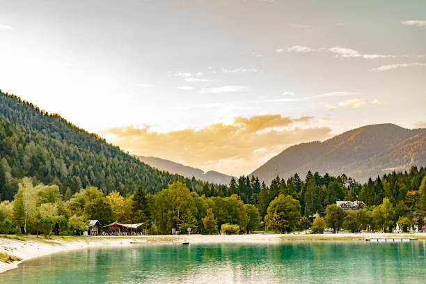 istock Alpine Lake in Slovenia 1206977444