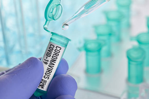 istock Corona virus: vial with corona virus,  covid-19 1206978168