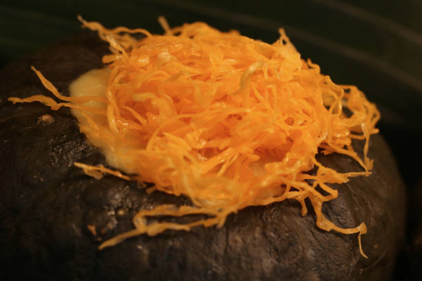 egg custard in japanese pumpkin