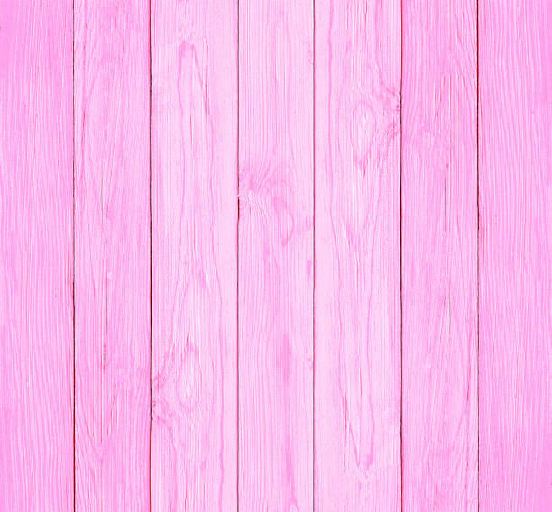 istock Wooden wall texture background, pink pastel colour. 1206986346