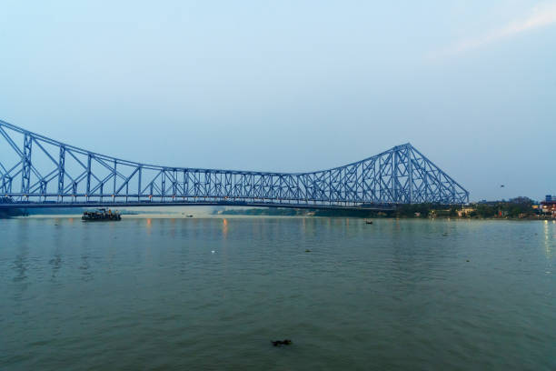 istock View of Howrah bridge in evening. Kolkata. India 1206989209