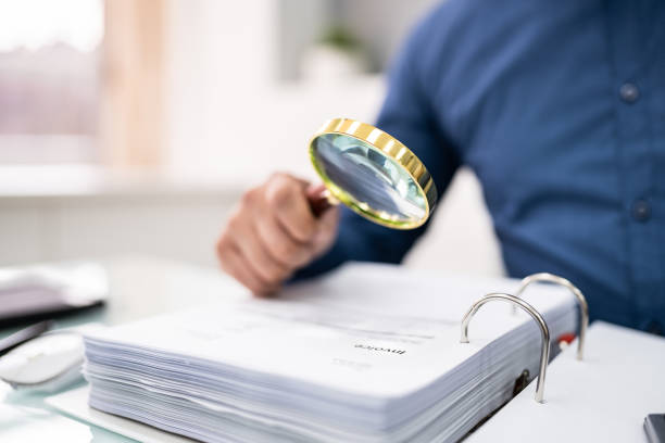 istock Businessperson Checking Bills 1206990188