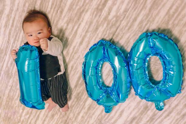 100 Days Celebration for Japanese baby boy