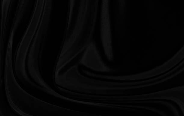 istock Black gray satin dark fabric texture luxurious shiny that is abstract silk cloth background with patterns soft waves blur beautiful. 1206991886