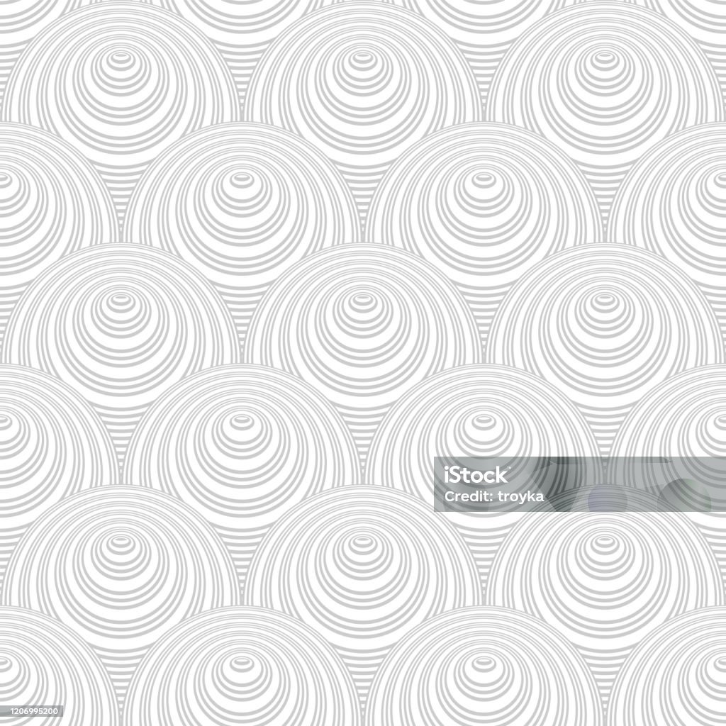 Circular Line Texture Seamless Geometric Pattern Circle Lines Texture Stock Illustration ...