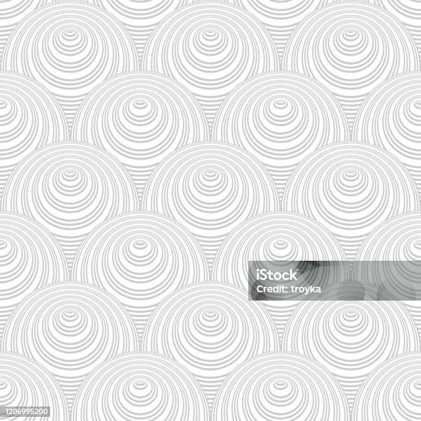 Curcle Line Texture Seamless Geometric Pattern Circle Lines Texture Stock Illustration ...