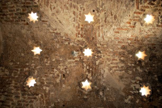 istock Ceiling detail inside the Arab Baths, Jerez de la Frontera, Spain. 1207001930