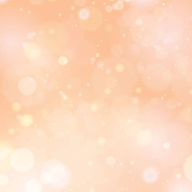 istock abstract summer blurred light element that can be used for cover decoration bokeh background vector orange color 1207008238