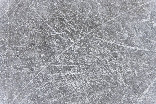istock traces on the ice from skates on the rink 1207008429