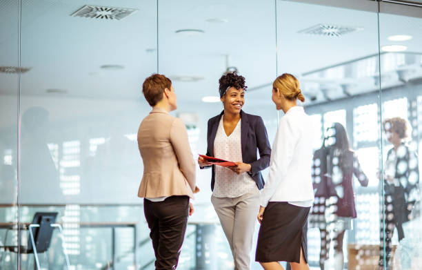 istock Business people at a conference event 1207011040