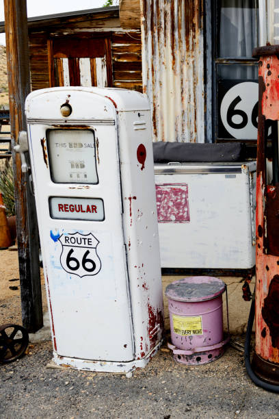 istock Abandoned Gas Station on Route 66, Arizona. 1207013959
