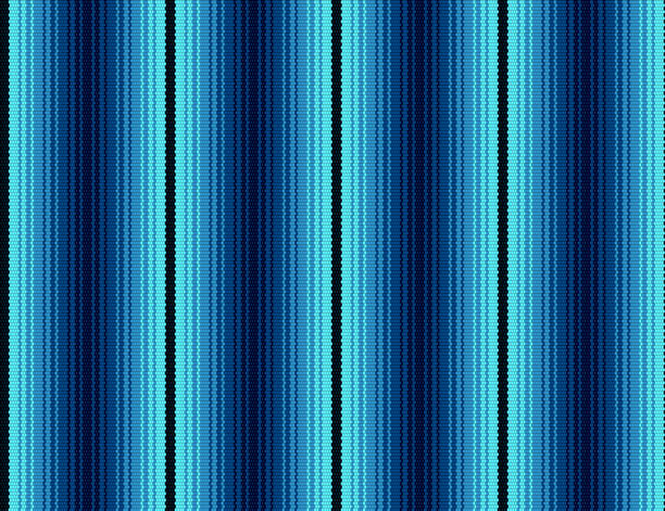Blanket stripes vector pattern. Background for Cinco de Mayo party decor Blanket stripes vector pattern. Background for Cinco de Mayo party decor or ethnic mexican fabric pattern with colorful stripes. Serape design mexican sarape stock illustrations