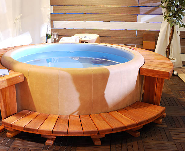 istock bathroom with hot tub 120701945