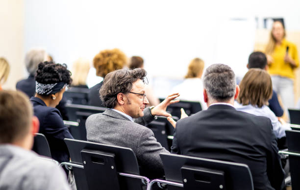 Business people at a conference event