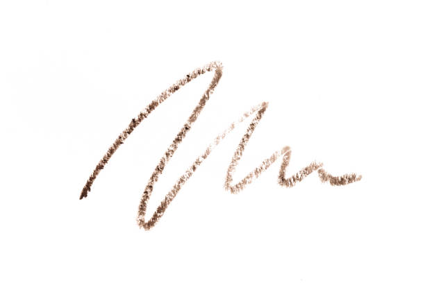 istock Brow liner pencil stroke on white background 1207025096