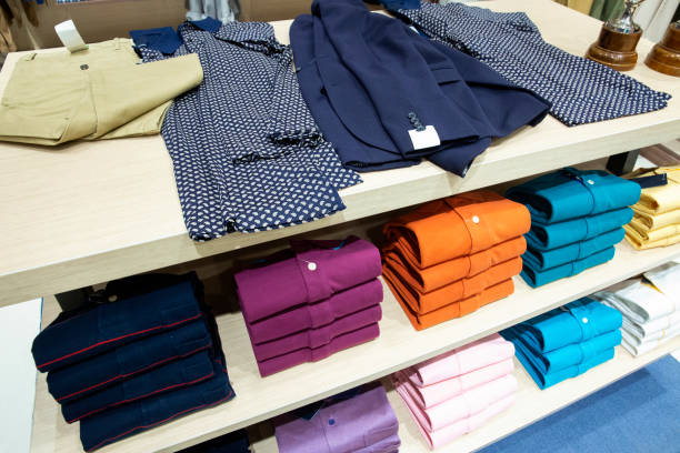 istock Trendy Clothes in a Store 1207026258