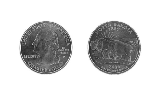 istock North Dakota. Commemorative coin. 1207026347