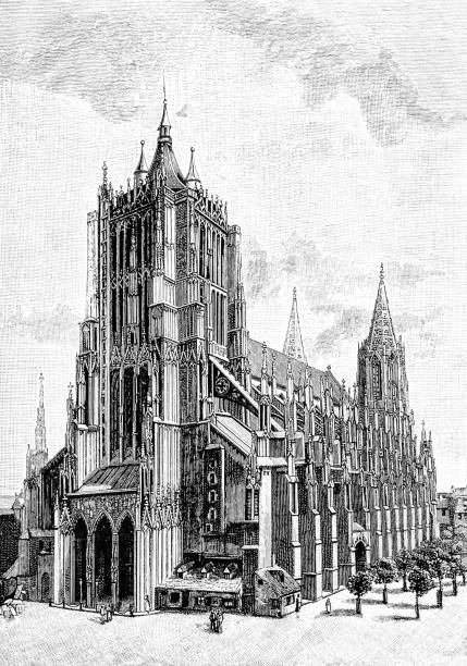 istock Ulm Cathedral in Germany from 'English Illustrated Magazine' 1886 1207031031