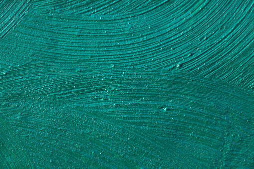 Stucco Finish in Green Swirl