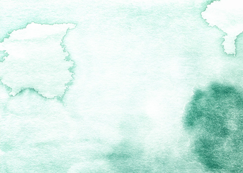 Textured Watercolor Green Gradient Color Background Painting