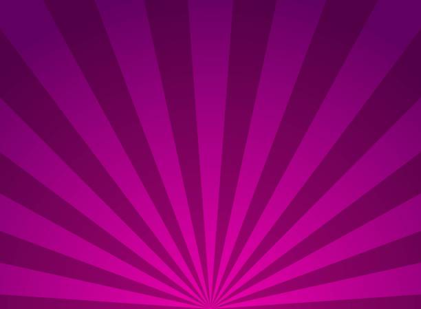 ilustrações de stock, clip art, desenhos animados e ícones de sunlight horizontal background. purple color burst background. vector illustration. - exploding glowing heat placard