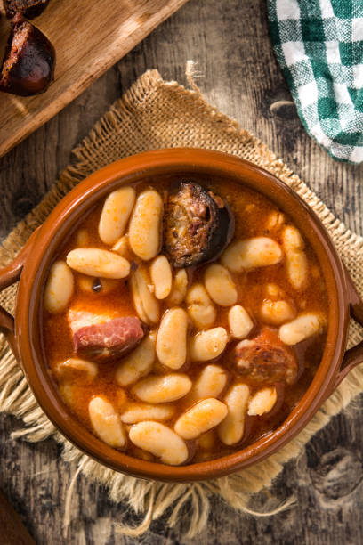 istock Typical Spanish Fabada asturianin crockpot 1207038250