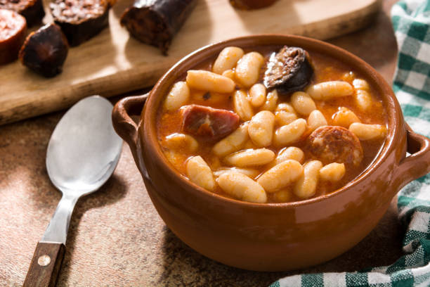 istock Typical Spanish Fabada asturianin crockpot 1207038451